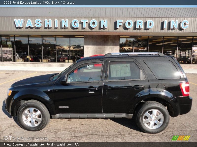 Black / Charcoal 2008 Ford Escape Limited 4WD