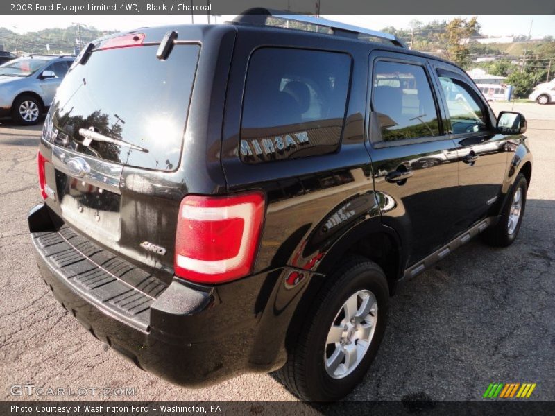 Black / Charcoal 2008 Ford Escape Limited 4WD