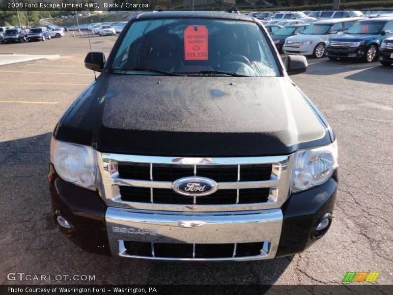Black / Charcoal 2008 Ford Escape Limited 4WD