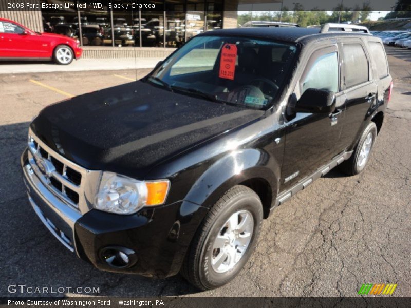 Black / Charcoal 2008 Ford Escape Limited 4WD