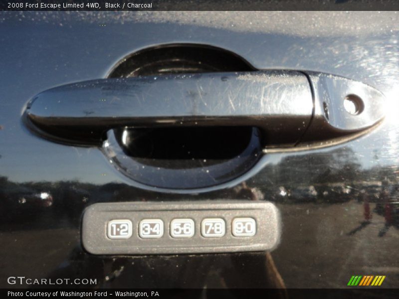 Black / Charcoal 2008 Ford Escape Limited 4WD