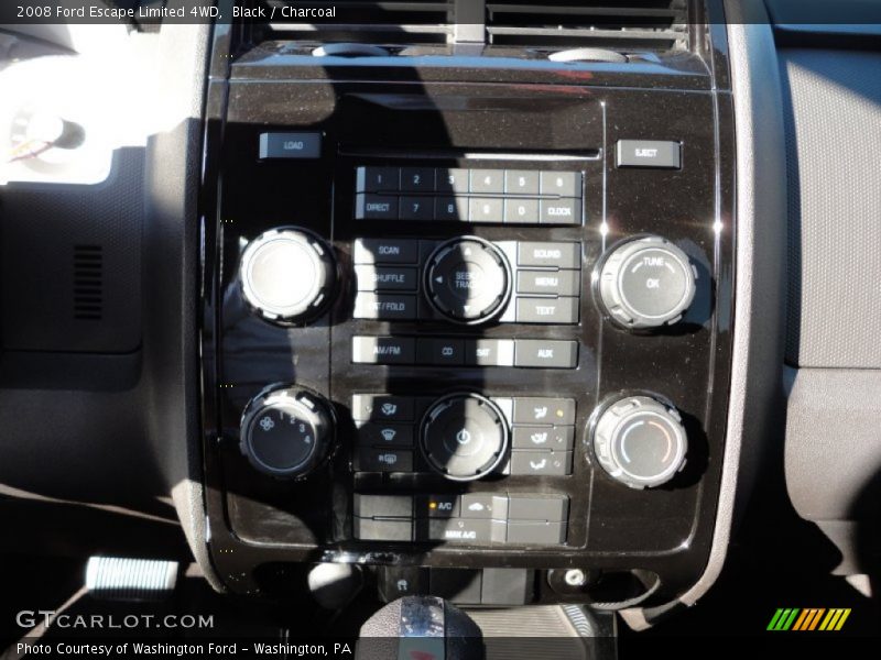 Black / Charcoal 2008 Ford Escape Limited 4WD