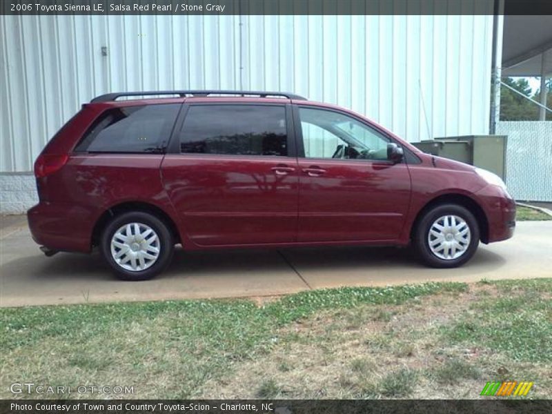Salsa Red Pearl / Stone Gray 2006 Toyota Sienna LE