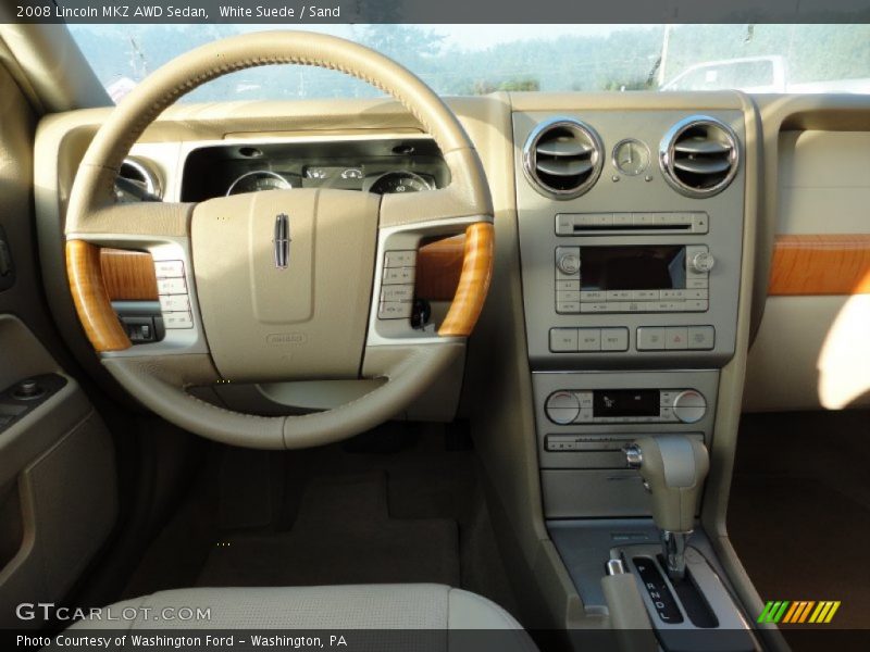 White Suede / Sand 2008 Lincoln MKZ AWD Sedan