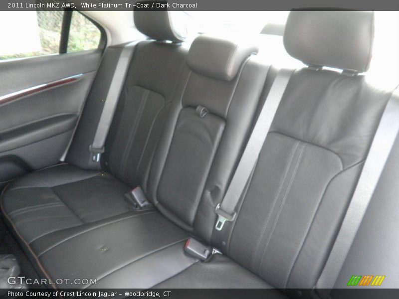 White Platinum Tri-Coat / Dark Charcoal 2011 Lincoln MKZ AWD