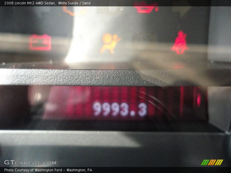White Suede / Sand 2008 Lincoln MKZ AWD Sedan