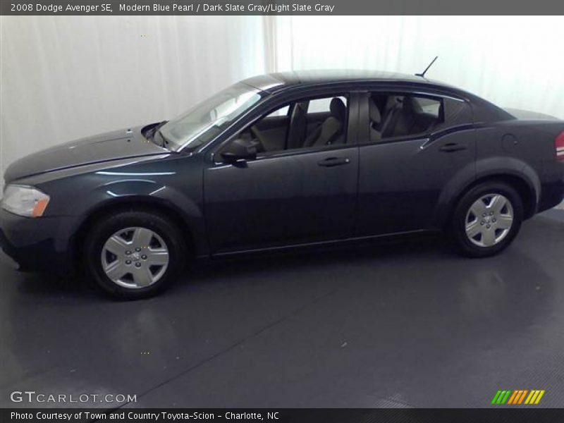 Modern Blue Pearl / Dark Slate Gray/Light Slate Gray 2008 Dodge Avenger SE