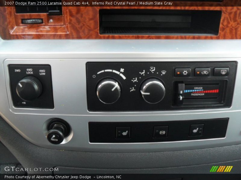 Inferno Red Crystal Pearl / Medium Slate Gray 2007 Dodge Ram 2500 Laramie Quad Cab 4x4