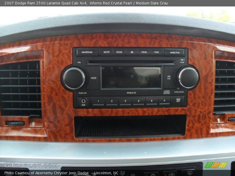 Inferno Red Crystal Pearl / Medium Slate Gray 2007 Dodge Ram 2500 Laramie Quad Cab 4x4