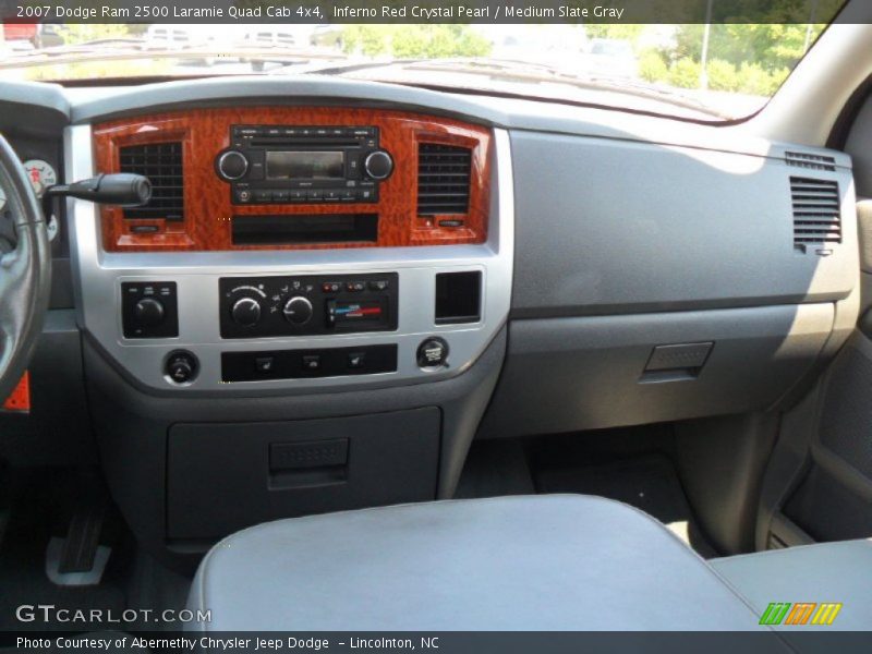 Inferno Red Crystal Pearl / Medium Slate Gray 2007 Dodge Ram 2500 Laramie Quad Cab 4x4