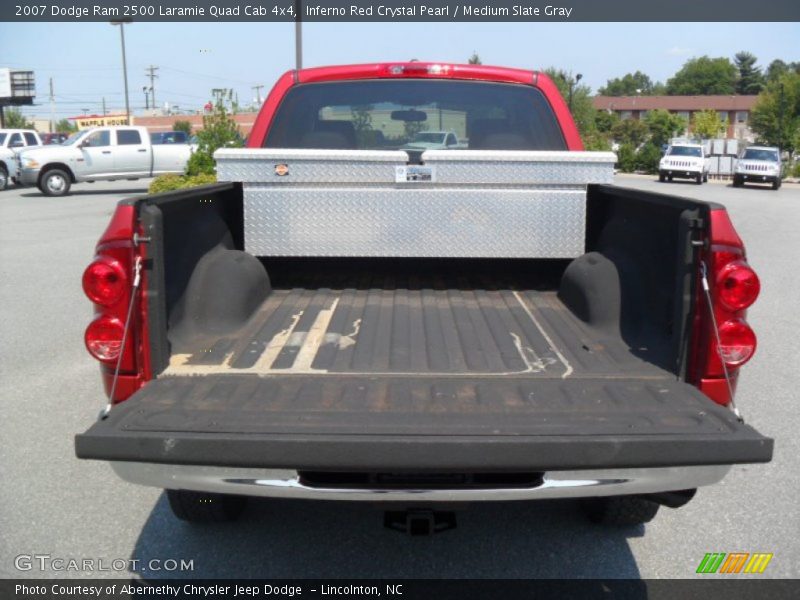 Inferno Red Crystal Pearl / Medium Slate Gray 2007 Dodge Ram 2500 Laramie Quad Cab 4x4