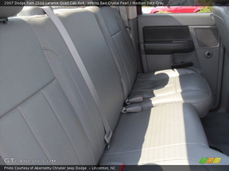 Inferno Red Crystal Pearl / Medium Slate Gray 2007 Dodge Ram 2500 Laramie Quad Cab 4x4