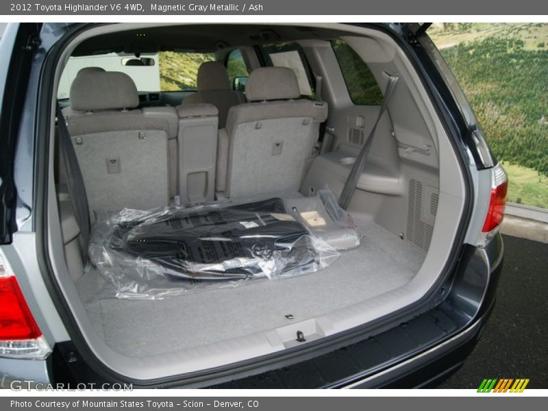 Magnetic Gray Metallic / Ash 2012 Toyota Highlander V6 4WD