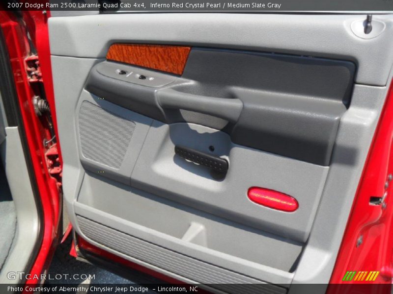 Inferno Red Crystal Pearl / Medium Slate Gray 2007 Dodge Ram 2500 Laramie Quad Cab 4x4