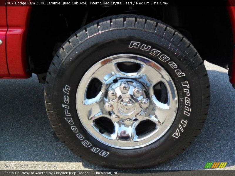 Inferno Red Crystal Pearl / Medium Slate Gray 2007 Dodge Ram 2500 Laramie Quad Cab 4x4