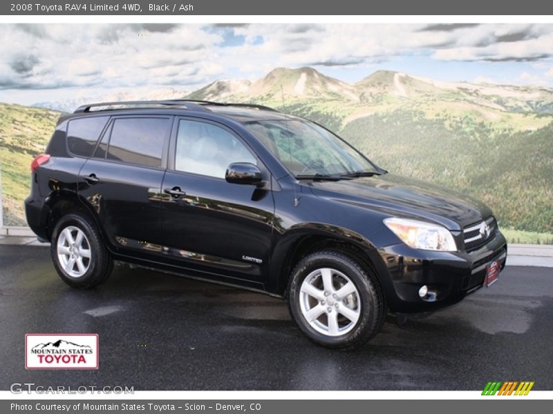 Black / Ash 2008 Toyota RAV4 Limited 4WD