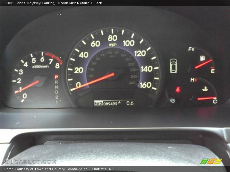 Ocean Mist Metallic / Black 2006 Honda Odyssey Touring