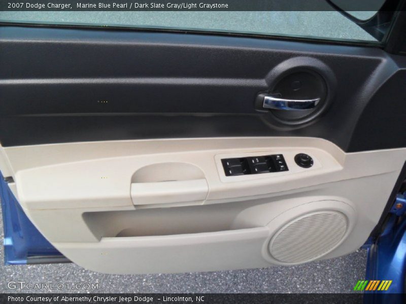 Marine Blue Pearl / Dark Slate Gray/Light Graystone 2007 Dodge Charger