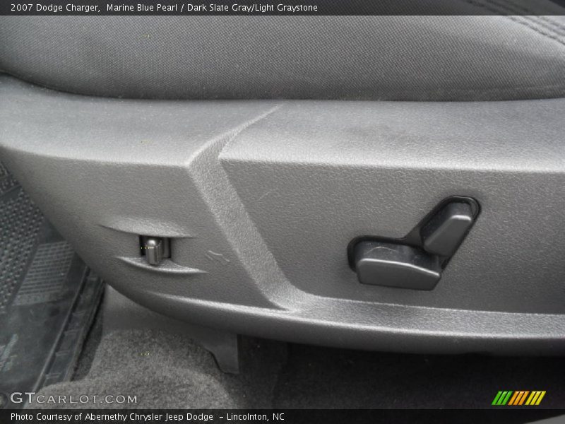 Marine Blue Pearl / Dark Slate Gray/Light Graystone 2007 Dodge Charger