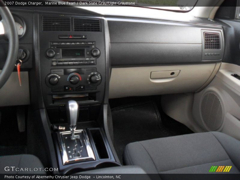 Marine Blue Pearl / Dark Slate Gray/Light Graystone 2007 Dodge Charger