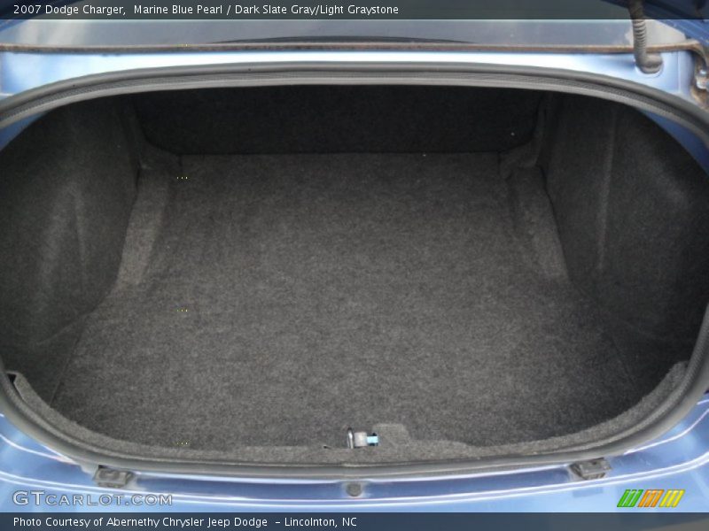 Marine Blue Pearl / Dark Slate Gray/Light Graystone 2007 Dodge Charger