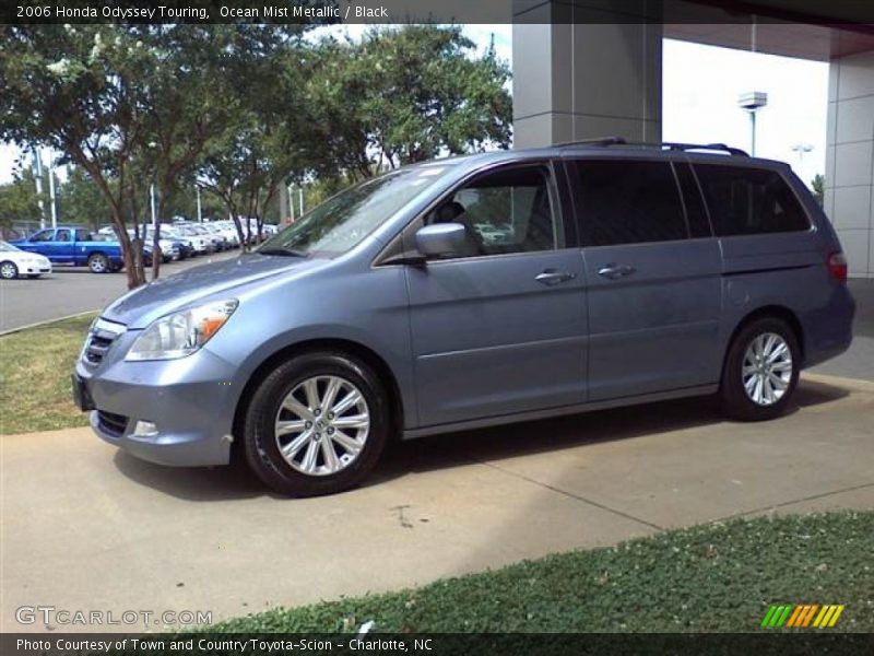Ocean Mist Metallic / Black 2006 Honda Odyssey Touring