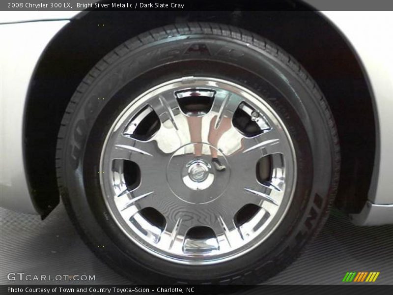 Bright Silver Metallic / Dark Slate Gray 2008 Chrysler 300 LX