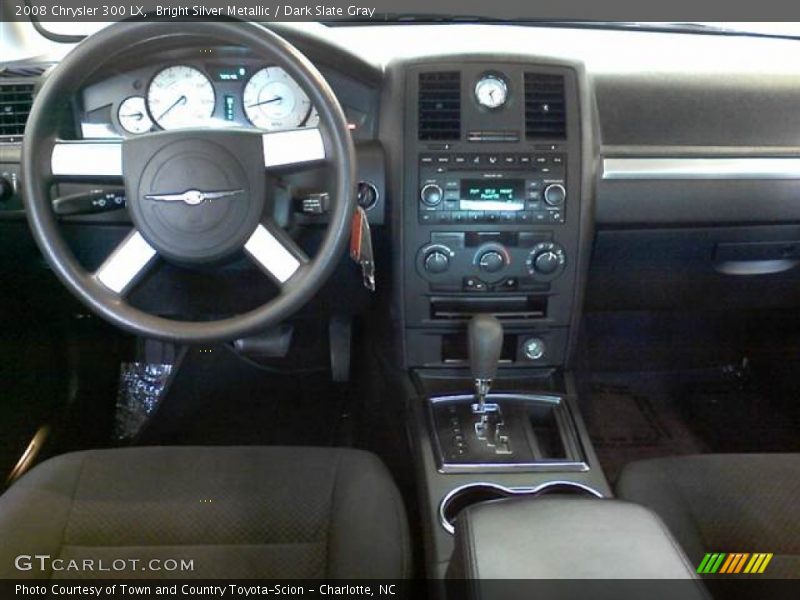 Bright Silver Metallic / Dark Slate Gray 2008 Chrysler 300 LX