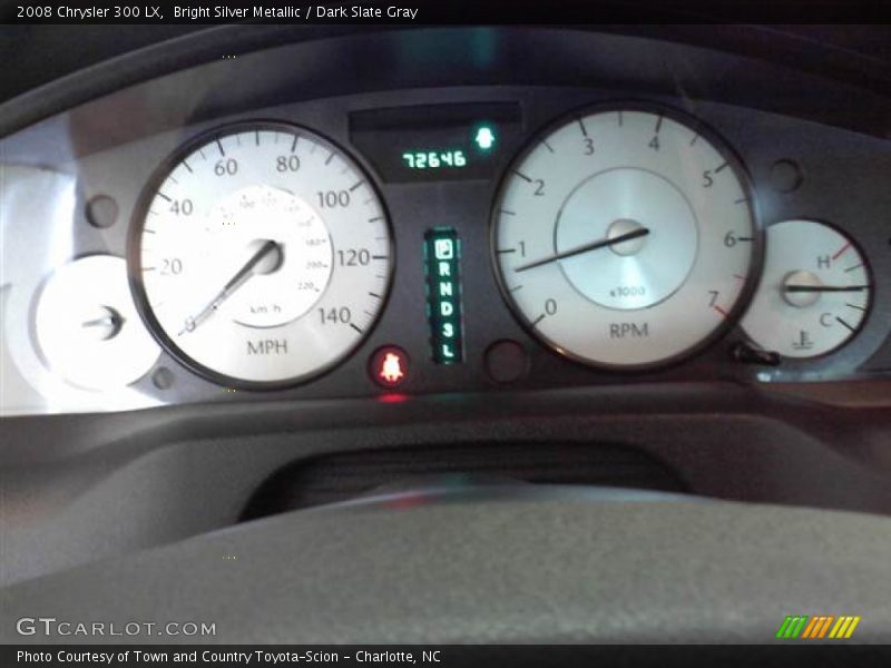 Bright Silver Metallic / Dark Slate Gray 2008 Chrysler 300 LX