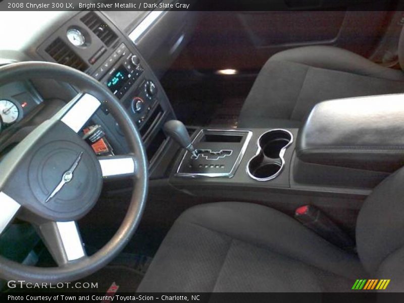 Bright Silver Metallic / Dark Slate Gray 2008 Chrysler 300 LX