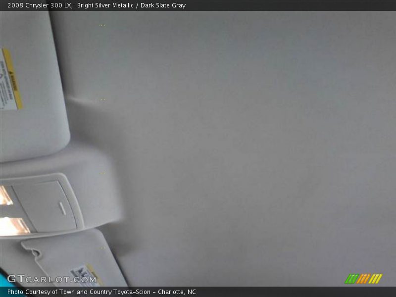 Bright Silver Metallic / Dark Slate Gray 2008 Chrysler 300 LX