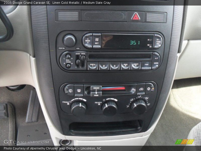 Linen Gold Metallic / Medium Slate Gray 2005 Dodge Grand Caravan SE