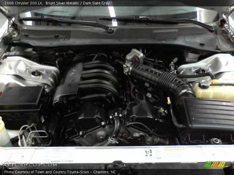 Bright Silver Metallic / Dark Slate Gray 2008 Chrysler 300 LX