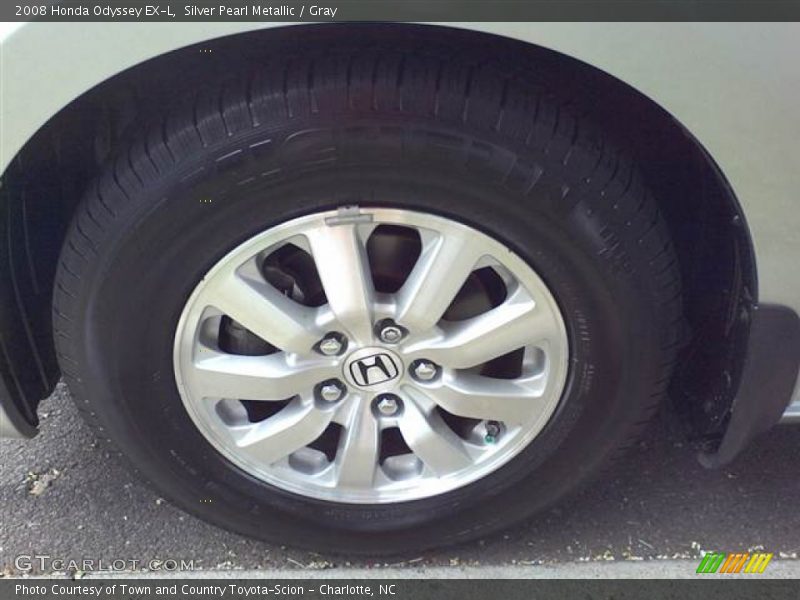 Silver Pearl Metallic / Gray 2008 Honda Odyssey EX-L