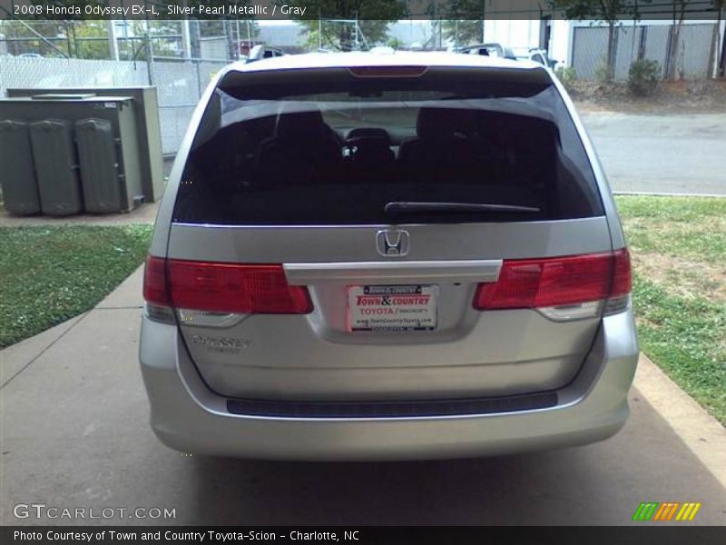 Silver Pearl Metallic / Gray 2008 Honda Odyssey EX-L