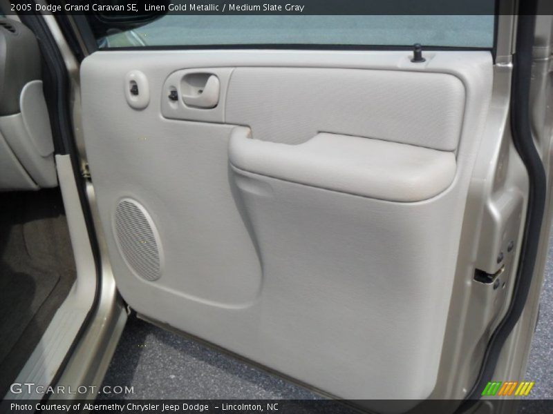Linen Gold Metallic / Medium Slate Gray 2005 Dodge Grand Caravan SE