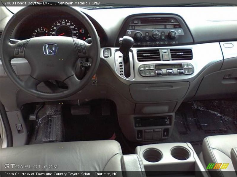 Silver Pearl Metallic / Gray 2008 Honda Odyssey EX-L
