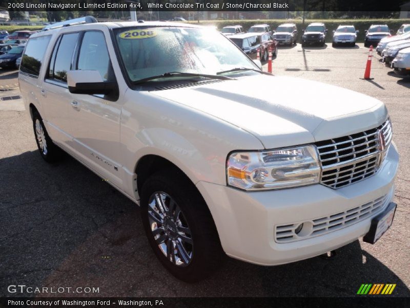 White Chocolate Tri Coat / Stone/Charcoal Black 2008 Lincoln Navigator L Limited Edition 4x4