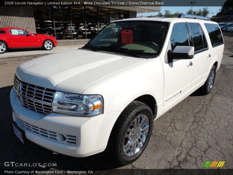 White Chocolate Tri Coat / Stone/Charcoal Black 2008 Lincoln Navigator L Limited Edition 4x4
