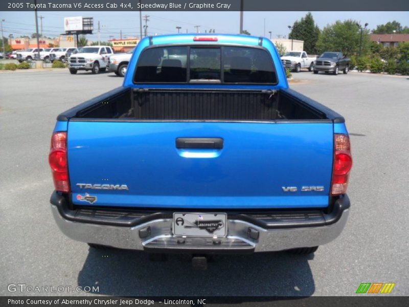 Speedway Blue / Graphite Gray 2005 Toyota Tacoma V6 Access Cab 4x4