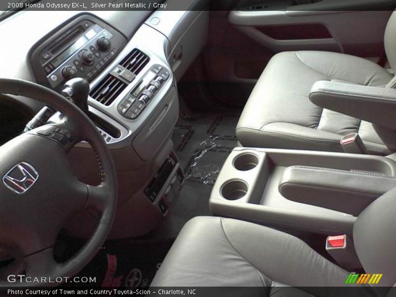 Silver Pearl Metallic / Gray 2008 Honda Odyssey EX-L