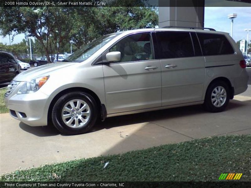 Silver Pearl Metallic / Gray 2008 Honda Odyssey EX-L