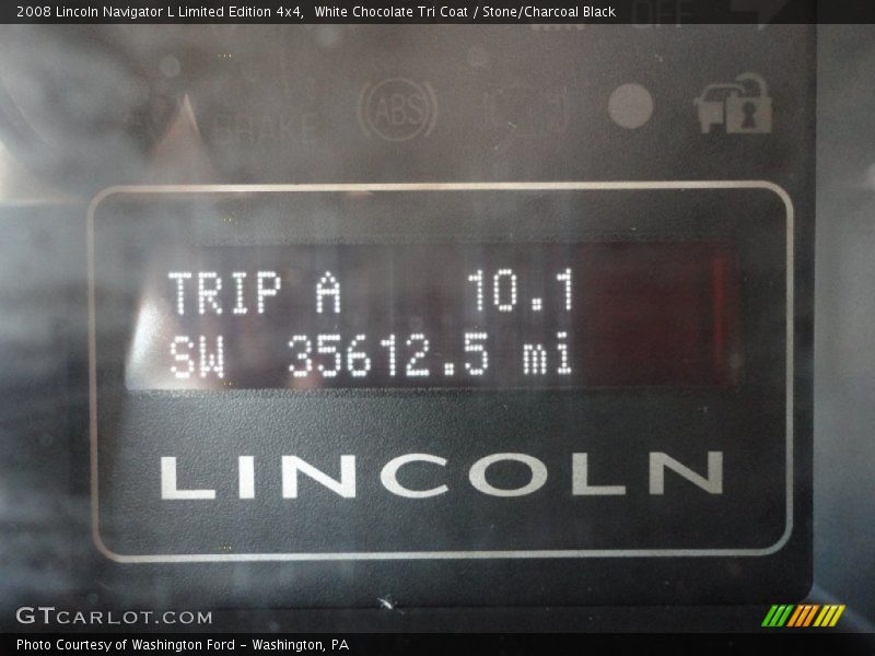 White Chocolate Tri Coat / Stone/Charcoal Black 2008 Lincoln Navigator L Limited Edition 4x4