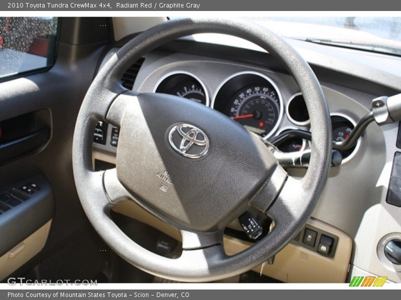 Radiant Red / Graphite Gray 2010 Toyota Tundra CrewMax 4x4