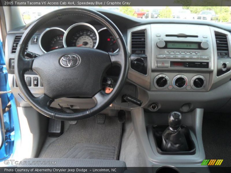 Speedway Blue / Graphite Gray 2005 Toyota Tacoma V6 Access Cab 4x4