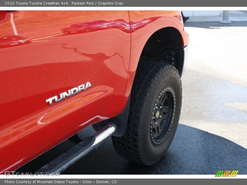 Radiant Red / Graphite Gray 2010 Toyota Tundra CrewMax 4x4