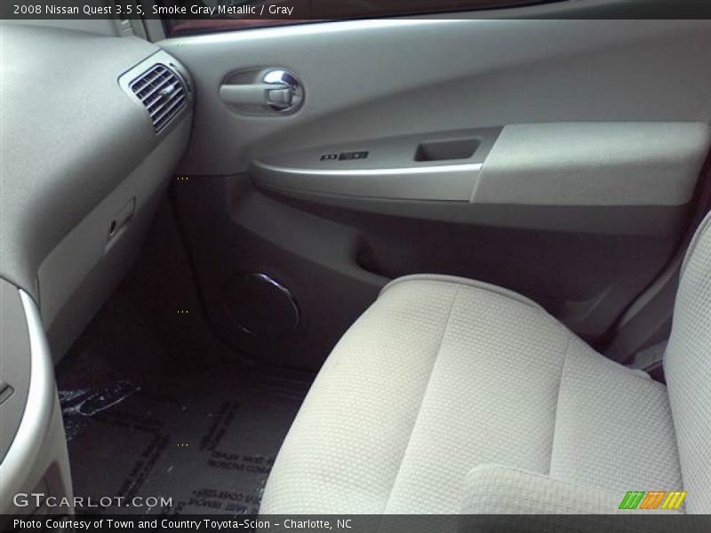 Smoke Gray Metallic / Gray 2008 Nissan Quest 3.5 S