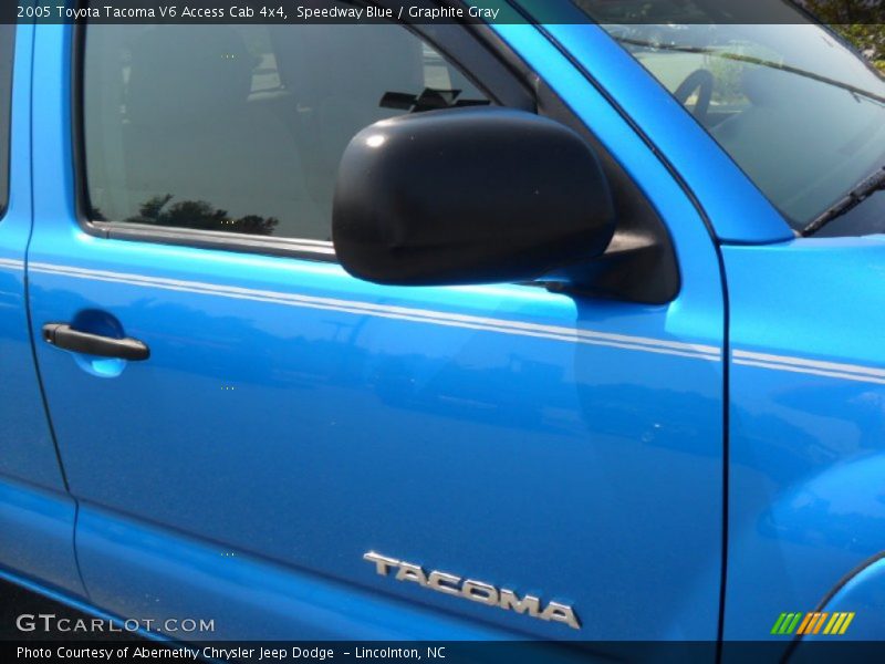 Speedway Blue / Graphite Gray 2005 Toyota Tacoma V6 Access Cab 4x4