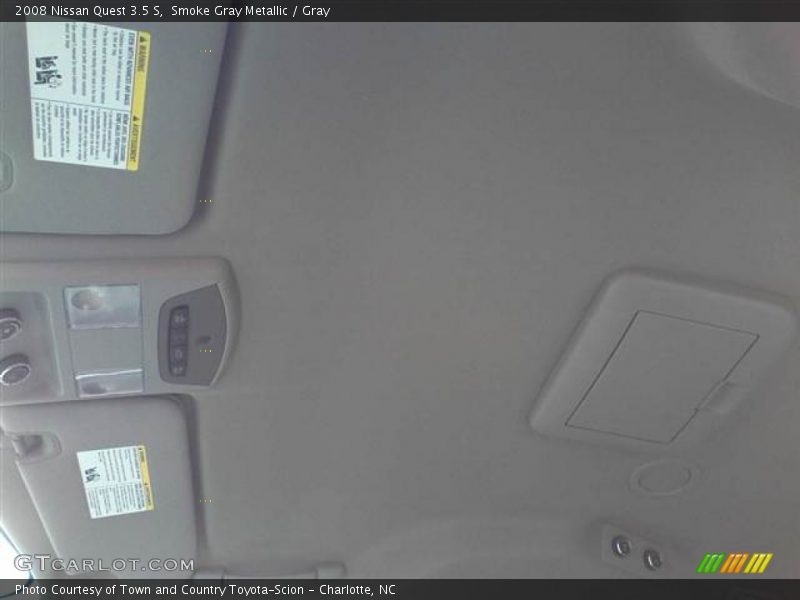 Smoke Gray Metallic / Gray 2008 Nissan Quest 3.5 S