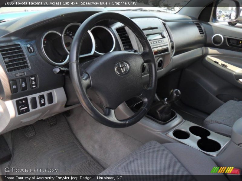Speedway Blue / Graphite Gray 2005 Toyota Tacoma V6 Access Cab 4x4